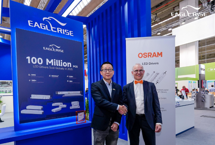Eaglerise and ams OSRAM Enter Brand Licensing Partnership to Expand Presence in General Lighting LED Driver Market